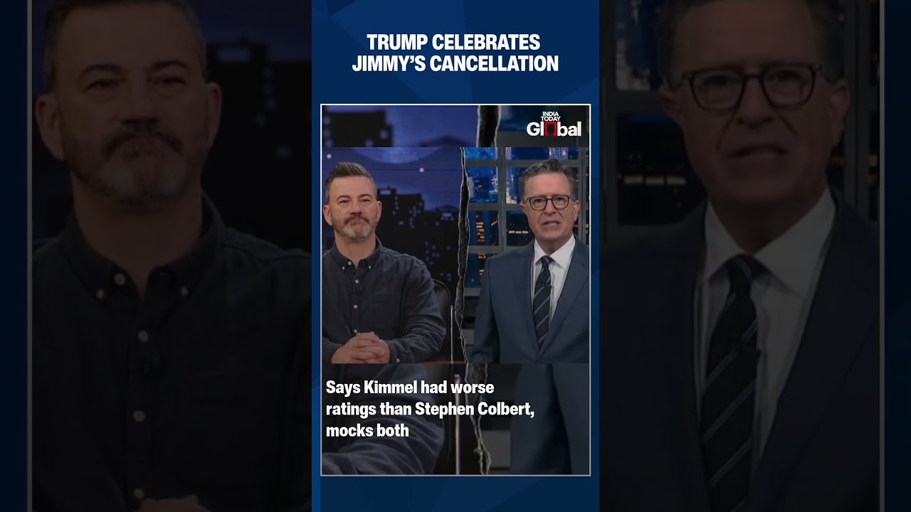 Donald Trump Celebrates Cancellation Of Jimmy Kimmel Show Calls Out NBC S Late Night Hosts