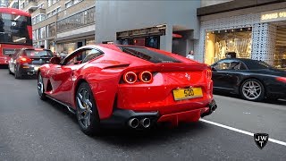 In london we spotted two of the new ferrari 812 superfast! one white
with black wheels, other classic red color. what do you think ...