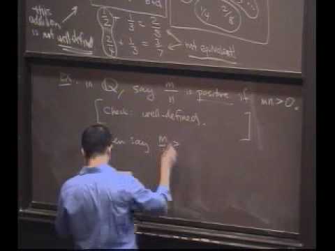 Real Analysis, Lecture 2: Properties of Q