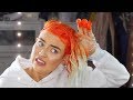 I dye my hair neon orange wtf