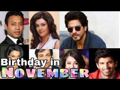 Bollywood Celebrities Birthday in November - YouTube