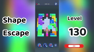 Shape Escape Level 130 Walkthrough 🧩 | Step-by-Step Guide | SolutionGuruji