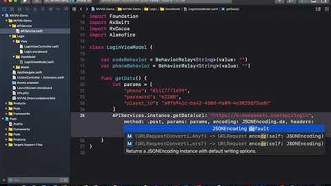 MVVM-Demo with RXSwift part(1)