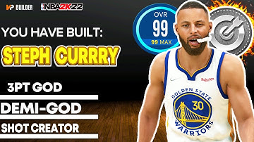 BEST POINT GUARD BUILD NBA 2K22! STEPH CURRY BUILD 100+ BADGES