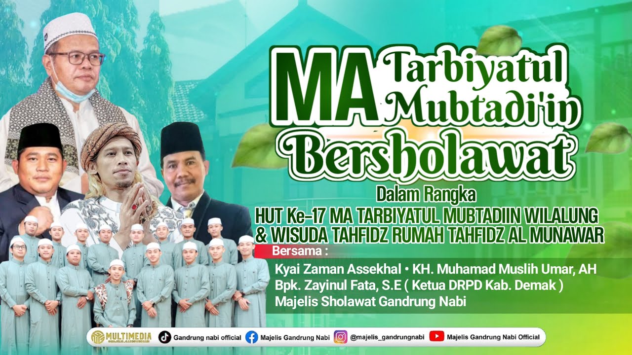 🔴🔵[LIVE] MA TARBIYATUL MUBTADIIN BERSAMA MAJELIS GANDRUNG NABI