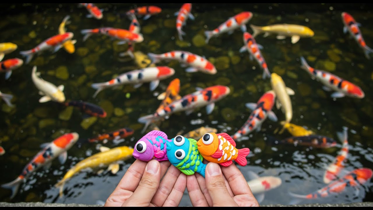 Amazing Catch Most Beautiful Color Fish Gold fishFreshwater Aquarium ...