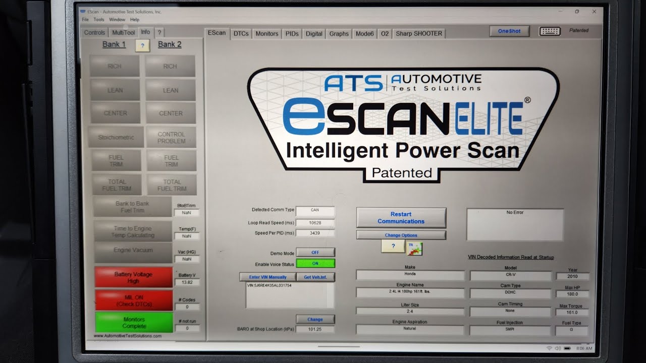 ATS Escan Elite, the generic OBD2 scan tool that you need to speed up your diag.