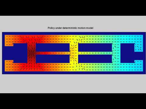 MDP robot grid-world example