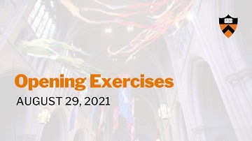 2021 Opening Exercises