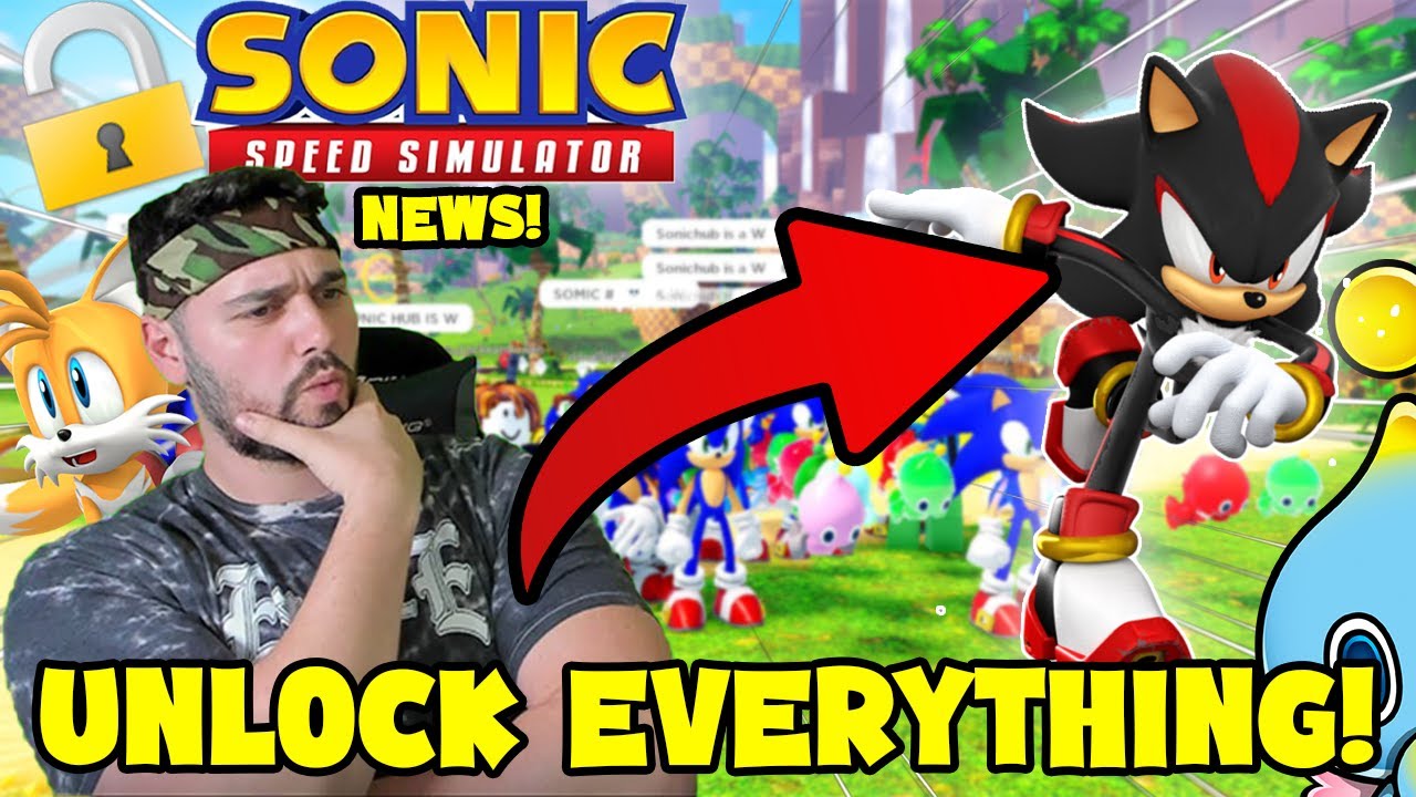 How To Unlock EVERYTHING In Sonic Speed Simulator Roblox & Shadow NEWS! 