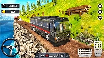 Offroad Bus Driving 2025 - Real Uphill Bus Drive Simulator - Bus Game Android Gameplay #2