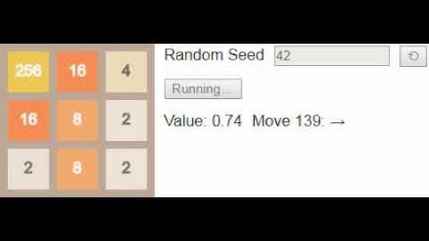 Optimal 512 game with Markov decision process