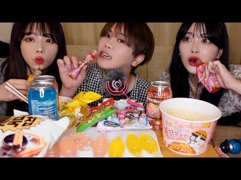 大量の新大久保フードを食べる🇰🇷ASMRしたけど静かにするとか普通にNOTだったwww