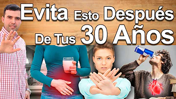 ¿Qué alimentos evitar después de los 30?