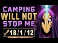 Only death awaits those who camp my Jhin.