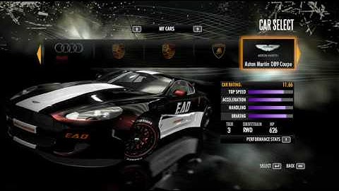 NFS Shift Hot Lap - Week 35 - 51.55 - Aston Martin DB9 - Glendale West