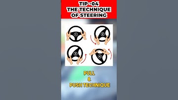 Tip 4 - The Technique of Steering - Pull and Push Method | #drivinglesson!