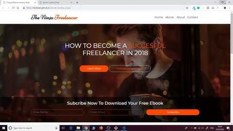 Build an ebook landing page with Bootstrap 4 (Part 1)