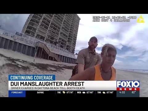 Driver charged with DUI manslaughter in deadly Daytona Beach toll booth crash
