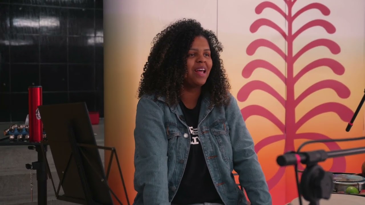 Fala da Percursionista Erica Silva no colégio - OLIVIA IRENE - SP