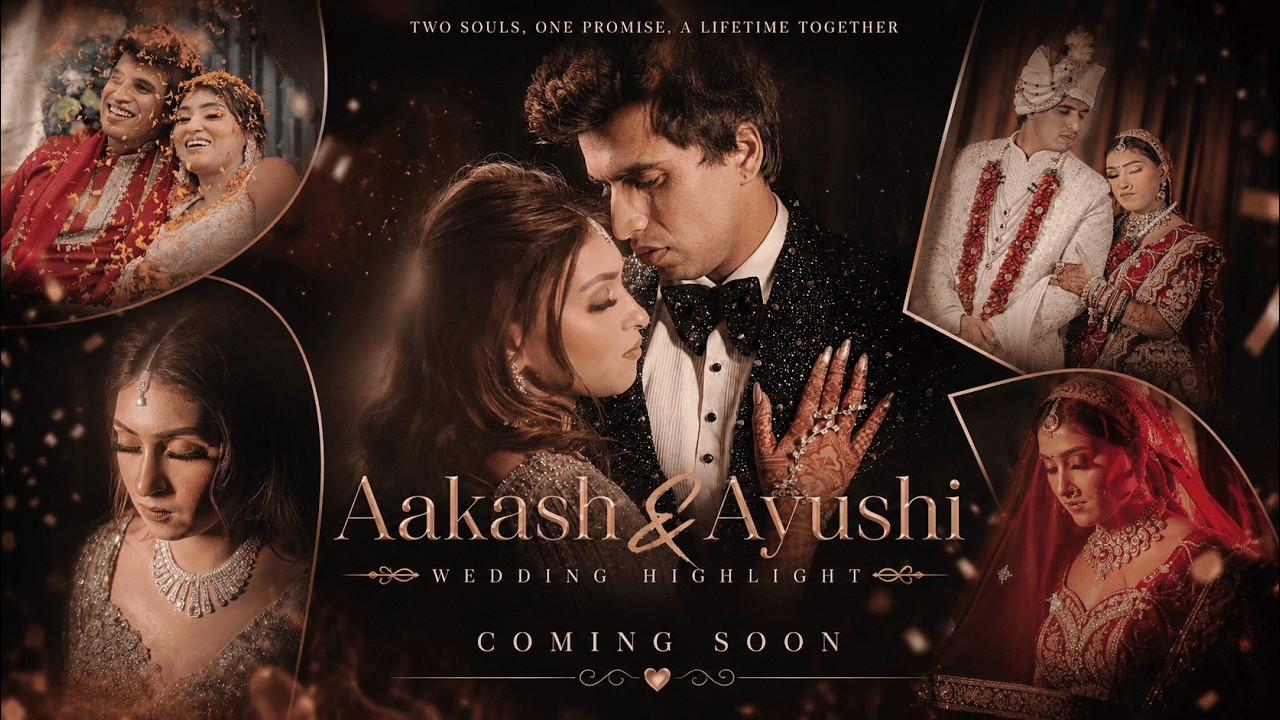 Aakash & Ayushi ❤️ Wedding Highlight | Coming Soon | Cinematic Wedding Film