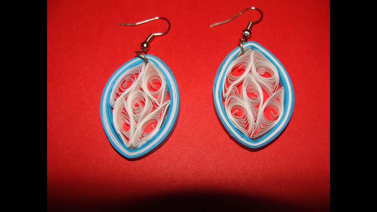 DIY New design Quilling Earrings YouTube