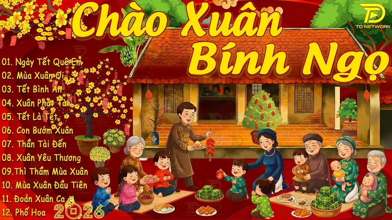 Nhạc Tết 2026 EDM Hay Nhất-15 Bản Nhạc Xuân 2026 REMIX Nghe Là Thấy Tết Cận Kề - Chào Xuân Bính Ngọ