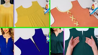 4 Clever Sewing Tips and Tricks /Neck Design Sewing Technique for Beginner /Very Useful Sewing Hacks