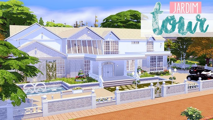 Construção e Decoração The Sims 4 +Tour pela casa Moderninha 