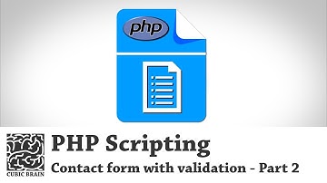 How to build a PHP Contact form -  Part 02