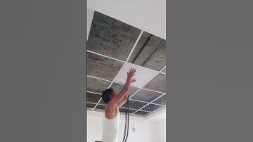 Armstrong ceiling installation #shorts