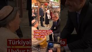 Thumbnail for Türkiyəli nazirin Uyğur türkü ilə söhbəti