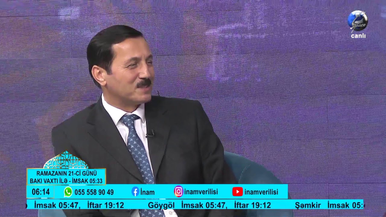 İnam verilişi Space   11.03.2026 Ramazan ayı  imsak