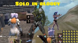 solo journey in bloody day1 | 20 ppl enemies in airport| #lios #ldrs