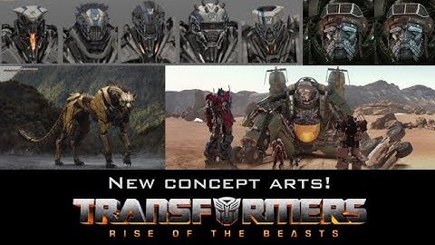 TRANSFORMERS RISE OF THE BEASTS NEW CONCEPT ARTS CHEETOR, STRATOSPHERE, TRANSIT AND MORE!