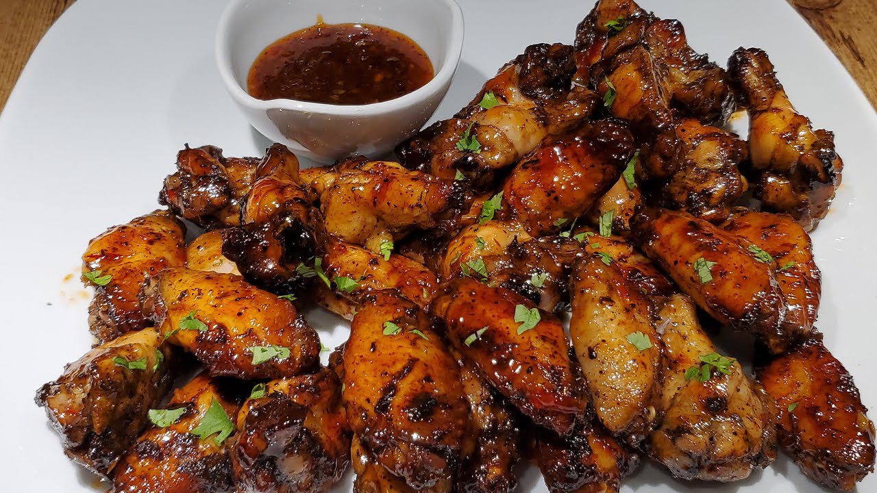 How to Make Sweet Chilli Jerk Chicken WingsEasy RecipeThanksgivingChannesCooking YouTube