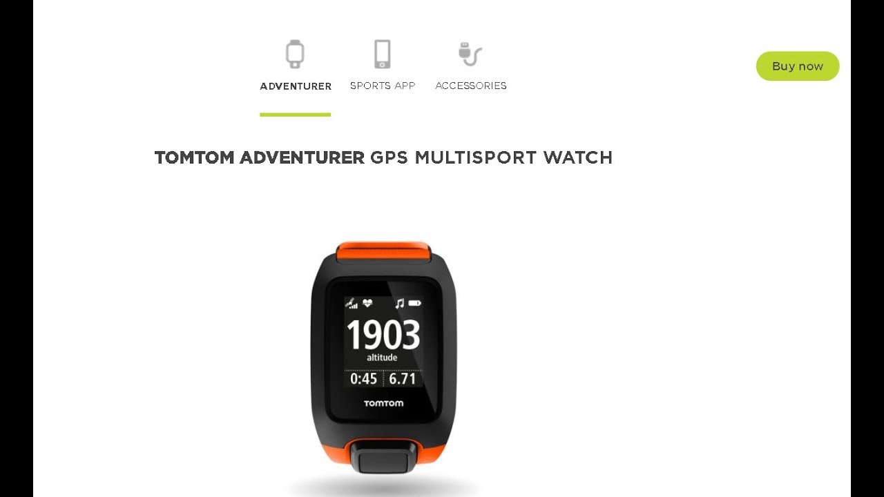 Trampe Fuld klarhed TomTom ADVENTURER GPS Outdoor Watch Unboxing and First Impressions - YouTube