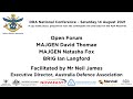 Dra national conference 2021  open forum  defence mobilisation strategic framework