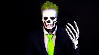 LE MEILLEUR MAQUILLAGE POUR HALLOWEEN (tuto joker squelette)