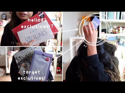 txt the star chapter: sanctuary album unboxing! (target and