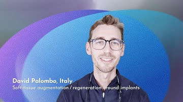 David Palombo presenting in the category "Soft-tissue augmentation / regeneration around implants"