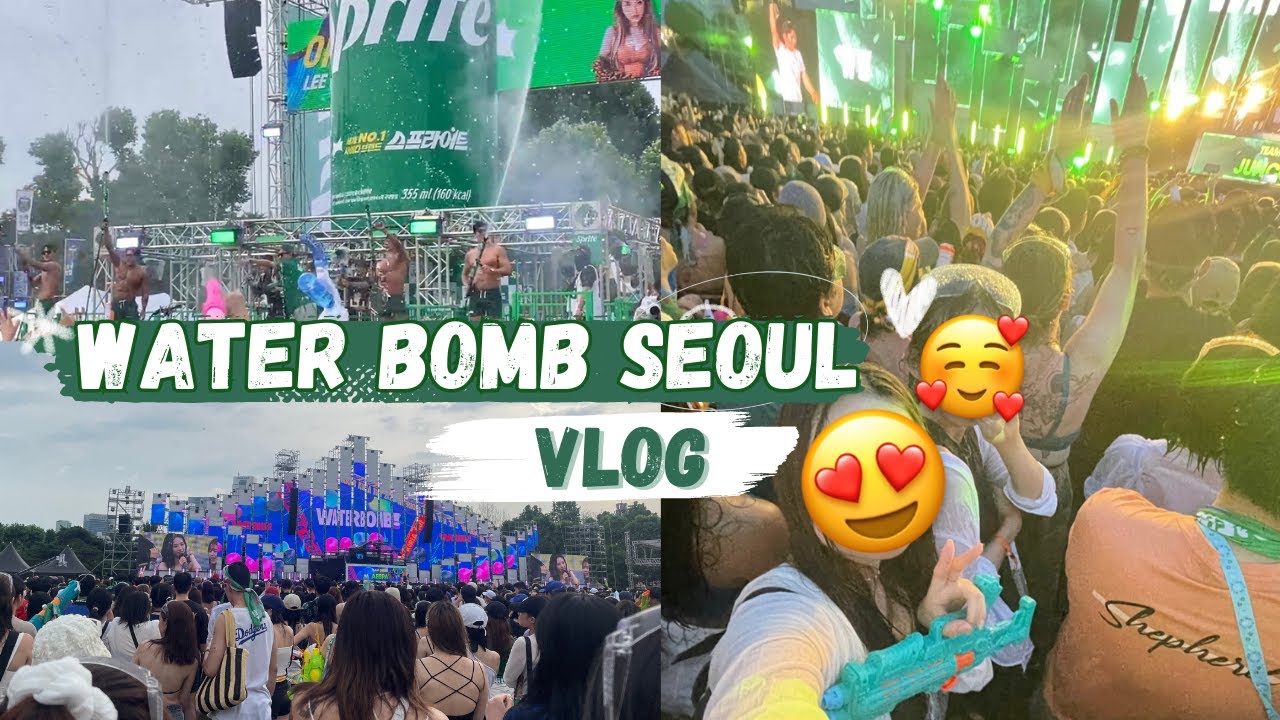 [VLOG] Музыкальный фестиваль в Корее 💦 WATER BOMB Seoul 💦 AESPA, HYUNA, DPR Live, Lee Young Ji