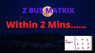 Finding ZBUS matrix --less than 2 mins!!!
