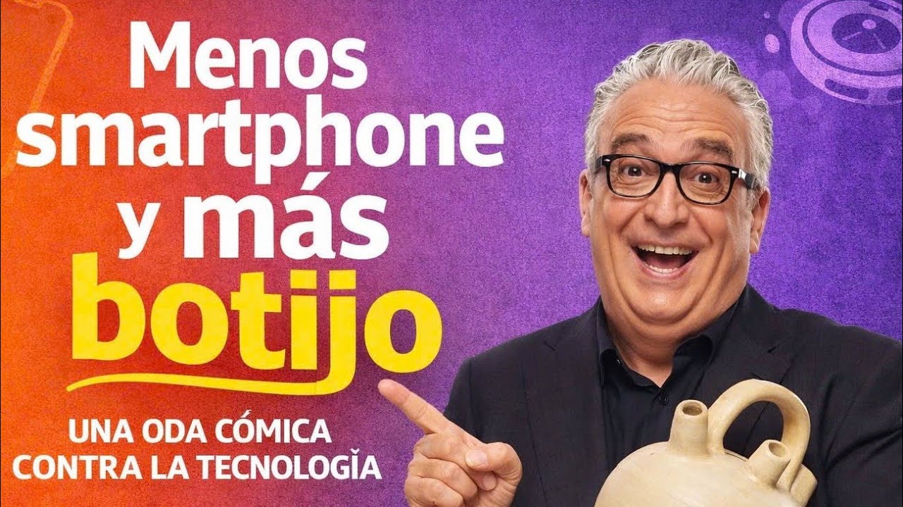 Menos smartphone y más botijo – Una oda cómica contra la tecnología#humorespañol #monólogo #comedia 