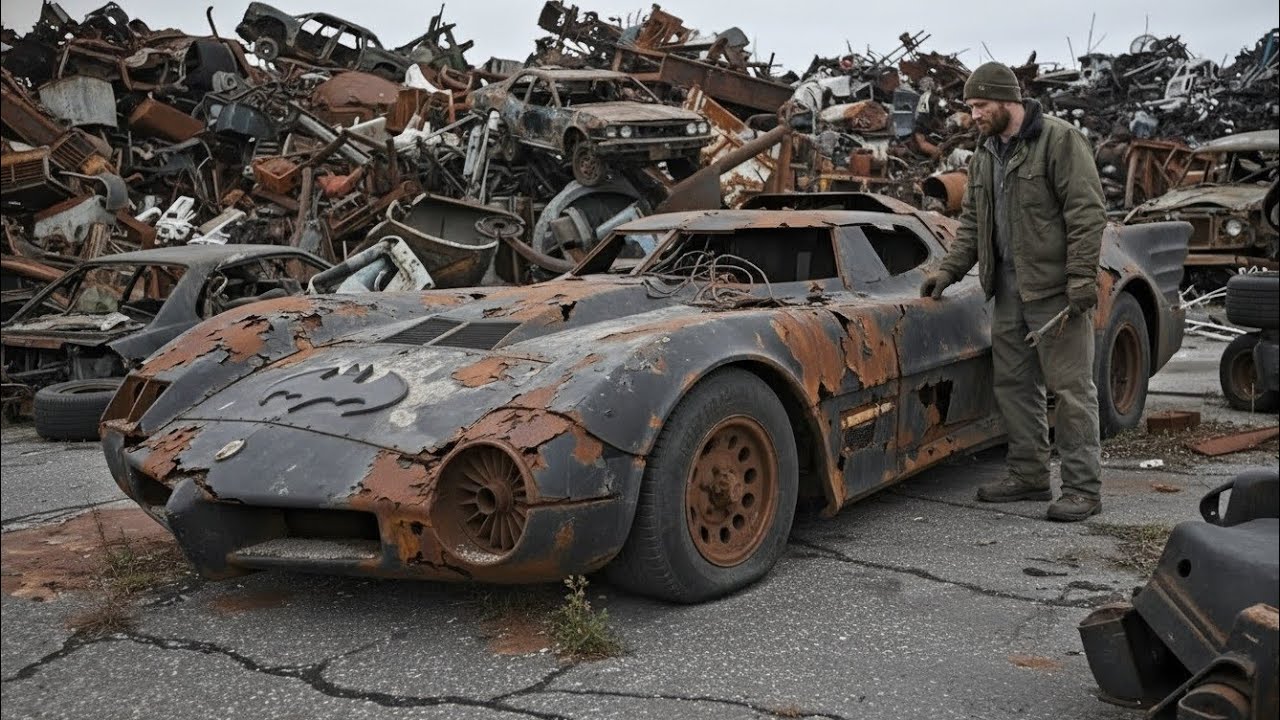 Abandoned Batmobile Restoration ASMR | Complete Rust Removal to Showroom Shine