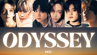 Odyssey - Riize【日本語字幕/日本語訳/パート分け/歌詞/和訳】 Resimi