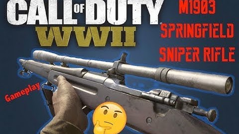 COD WWII BETA M1903 Gameplay with The Greatest Sniper Player in the World (By Greatest I Mean Worst)