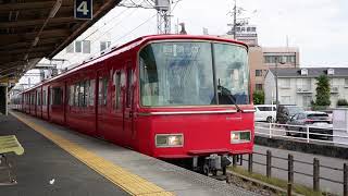 名鉄6800系6827編成(豊橋側)+<後方>6800系6822編成