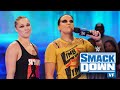 Ronda rousey et shayna font leur apparition pour valuer leur concurrence  smackdown 24 mars 2023