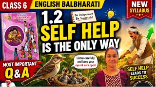 Class6 English 1.2 Self Help is the Only Way | All Questions &amp; Answers | NewSyllabus 2026 